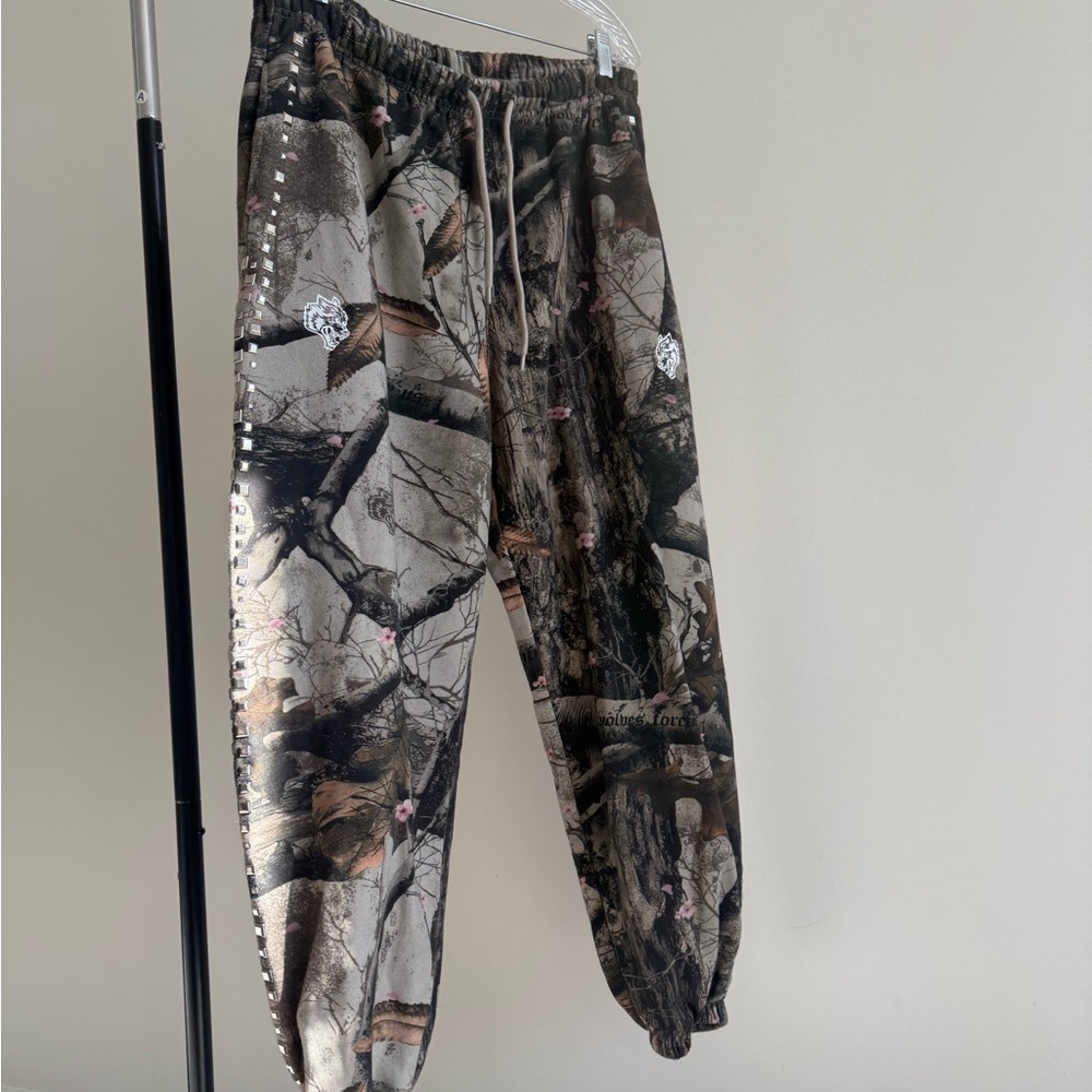 DARC SPORT camo side stud joggers